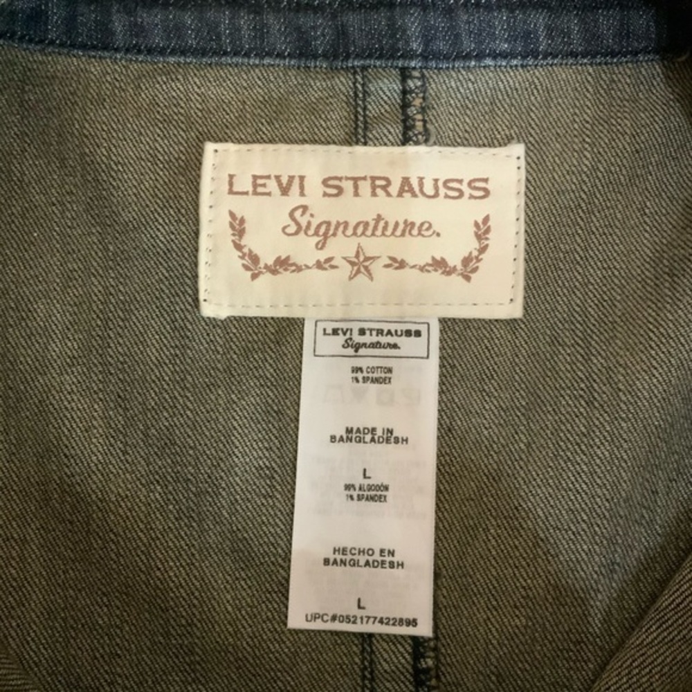Levi’s Jean Jacket Size Large Euc - image 4